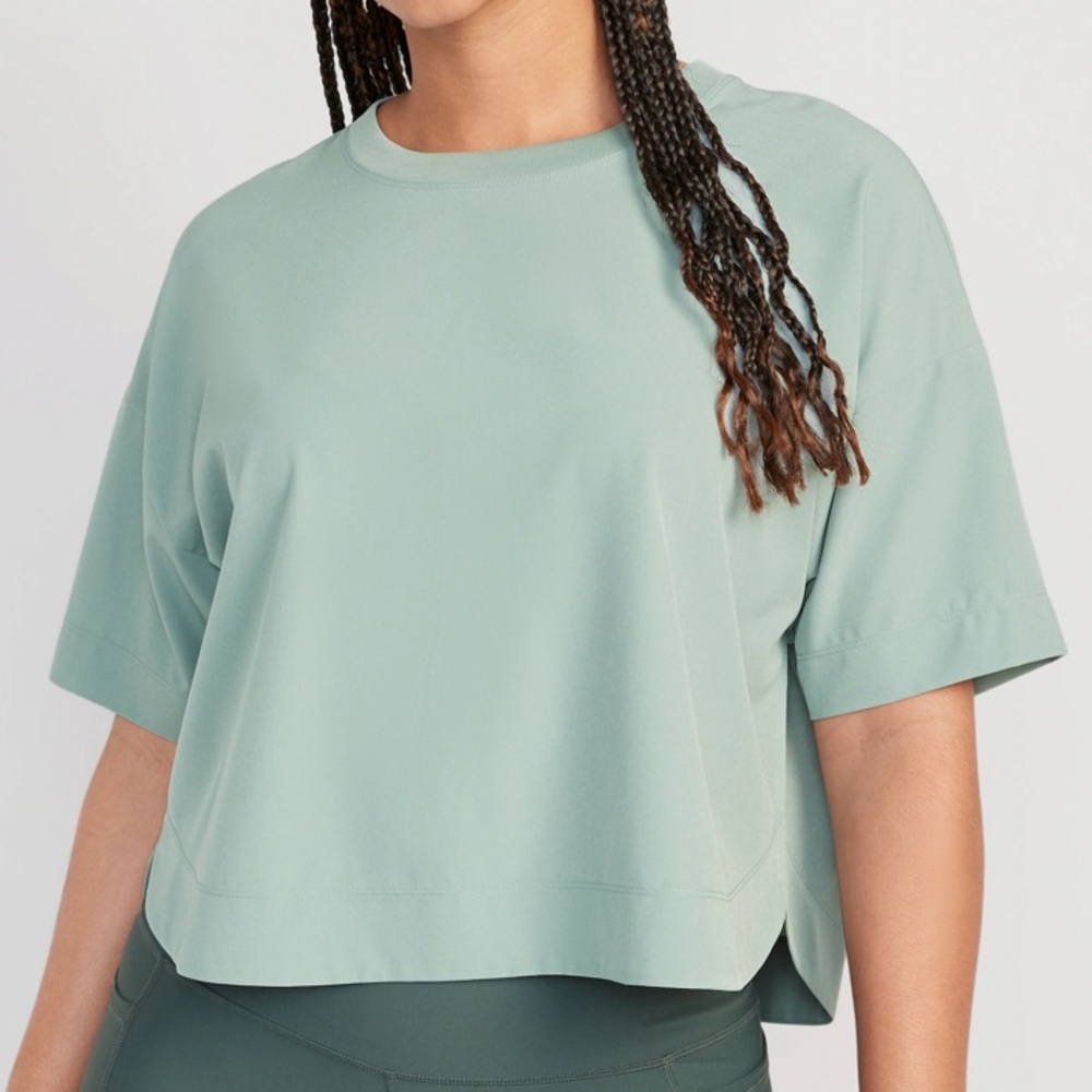 🆕 Lightweight Boxy Semi-Cropped Top - Deep Teal